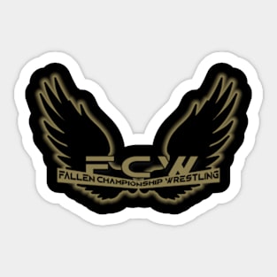 "Winged" FCW Logo Design Sticker